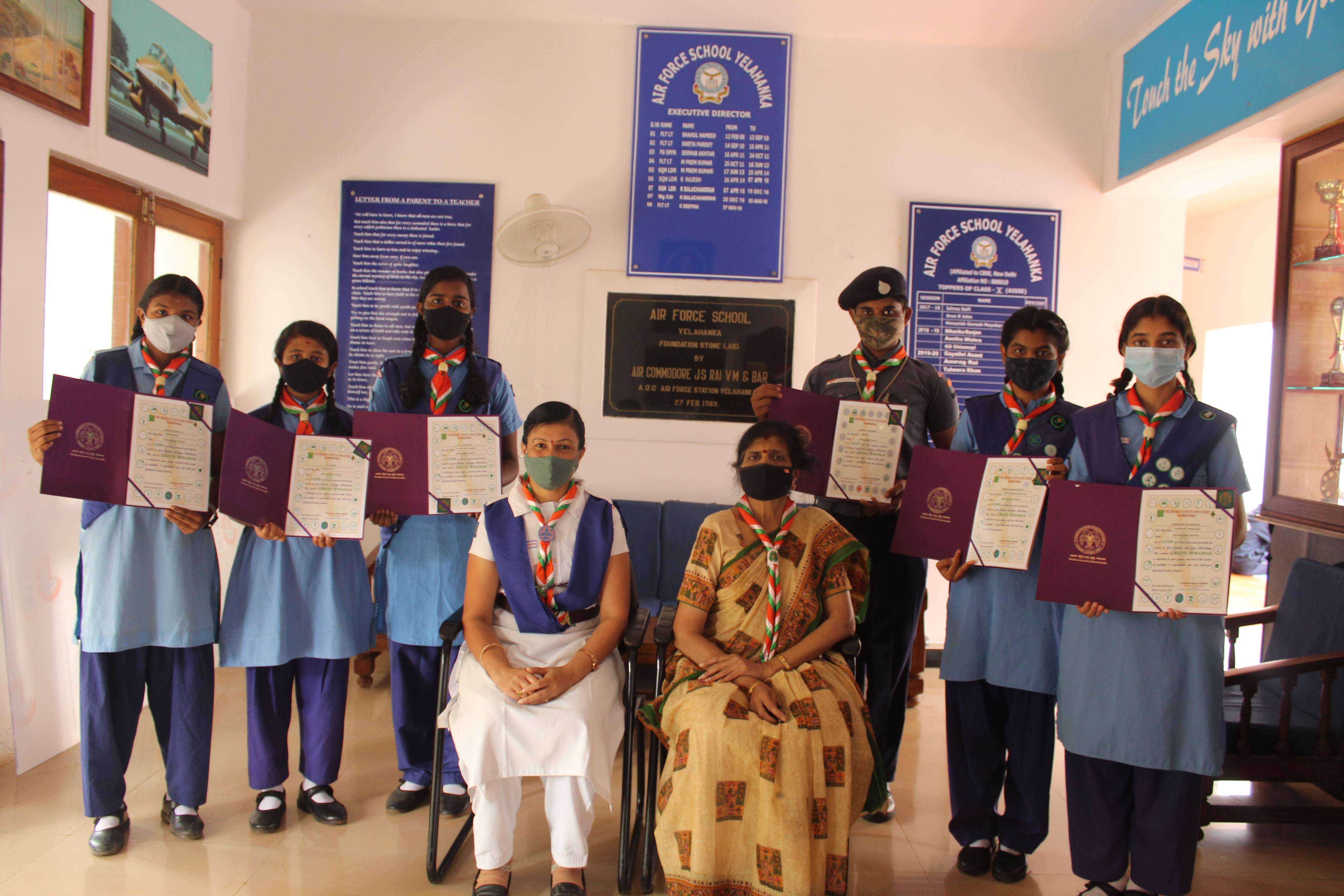 Rajyapuraskar Award winner - Airforce School Yelahanka