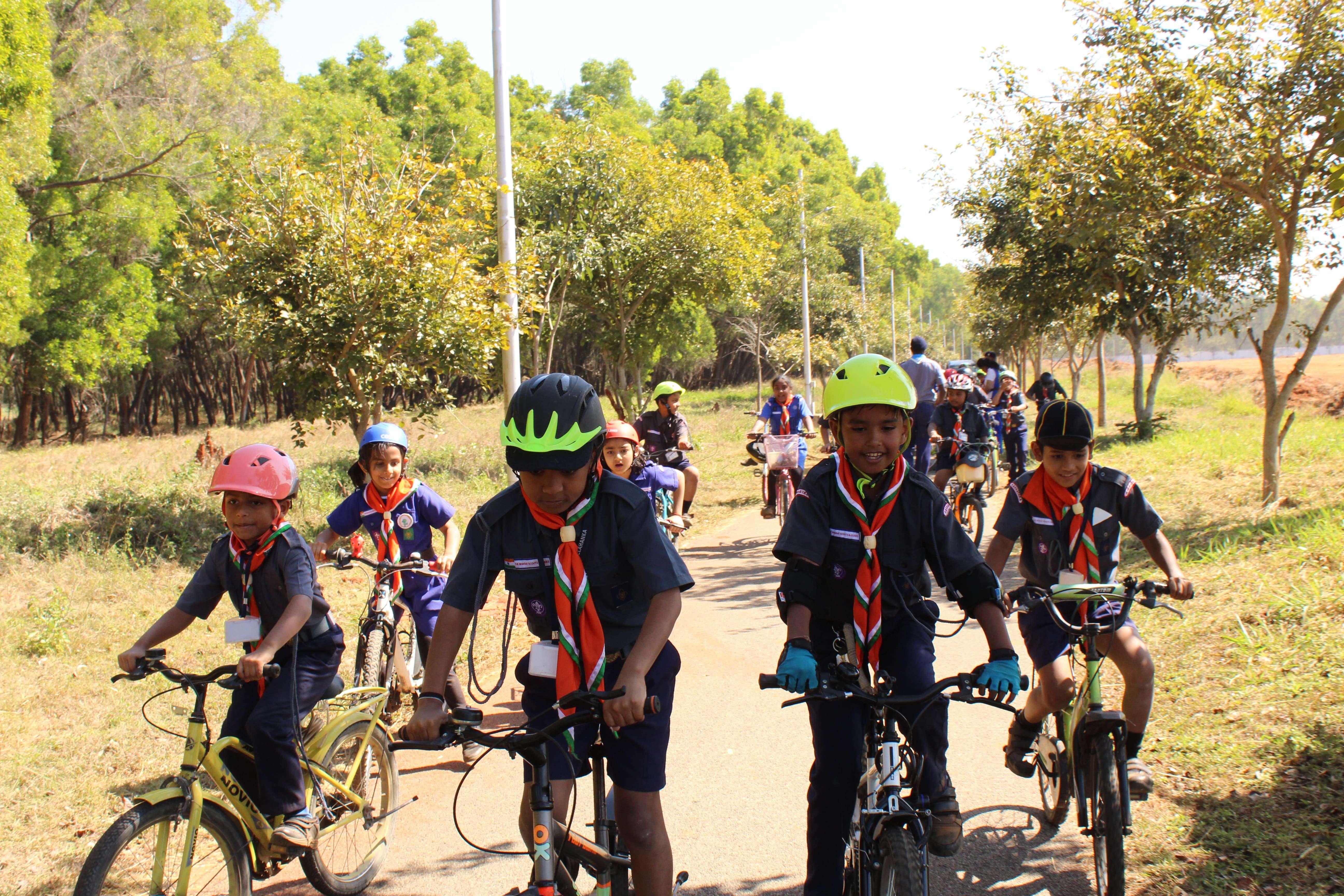 Cycle Hike - Cubs and Bulbuls - Airforce School Yelahanka